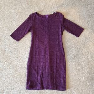 New look Burgundy Lace Dress